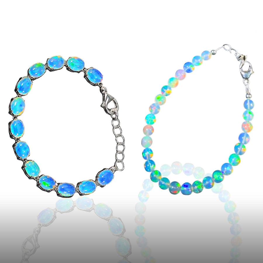 Silver Opal Bracelet