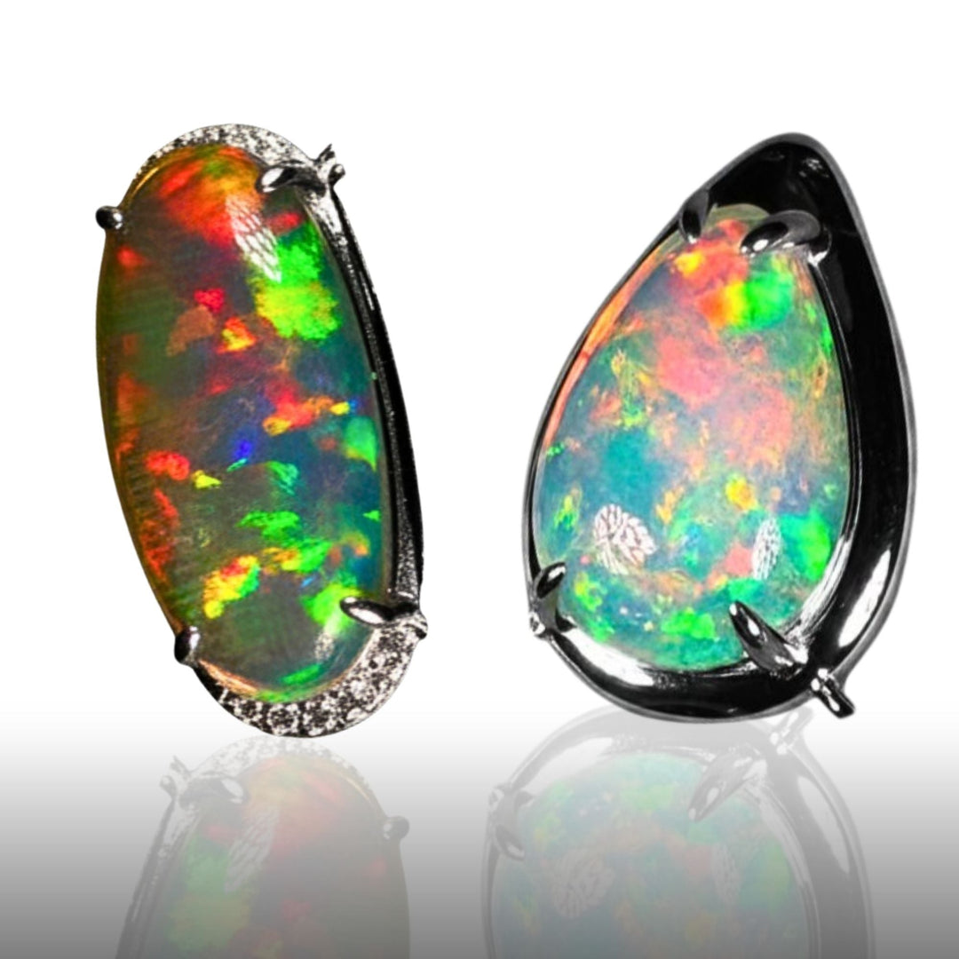Silver Opal Necklace