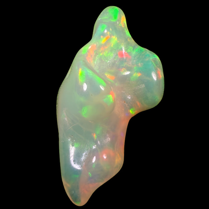 9.55 Ct AAA Quality Natural Ethiopian Welo Opal Nugget Parcel – Neon Green, Fiery Orange & Cherry Red Fire – Ribbon Rolling Flash Pattern – AAA Collector Grade